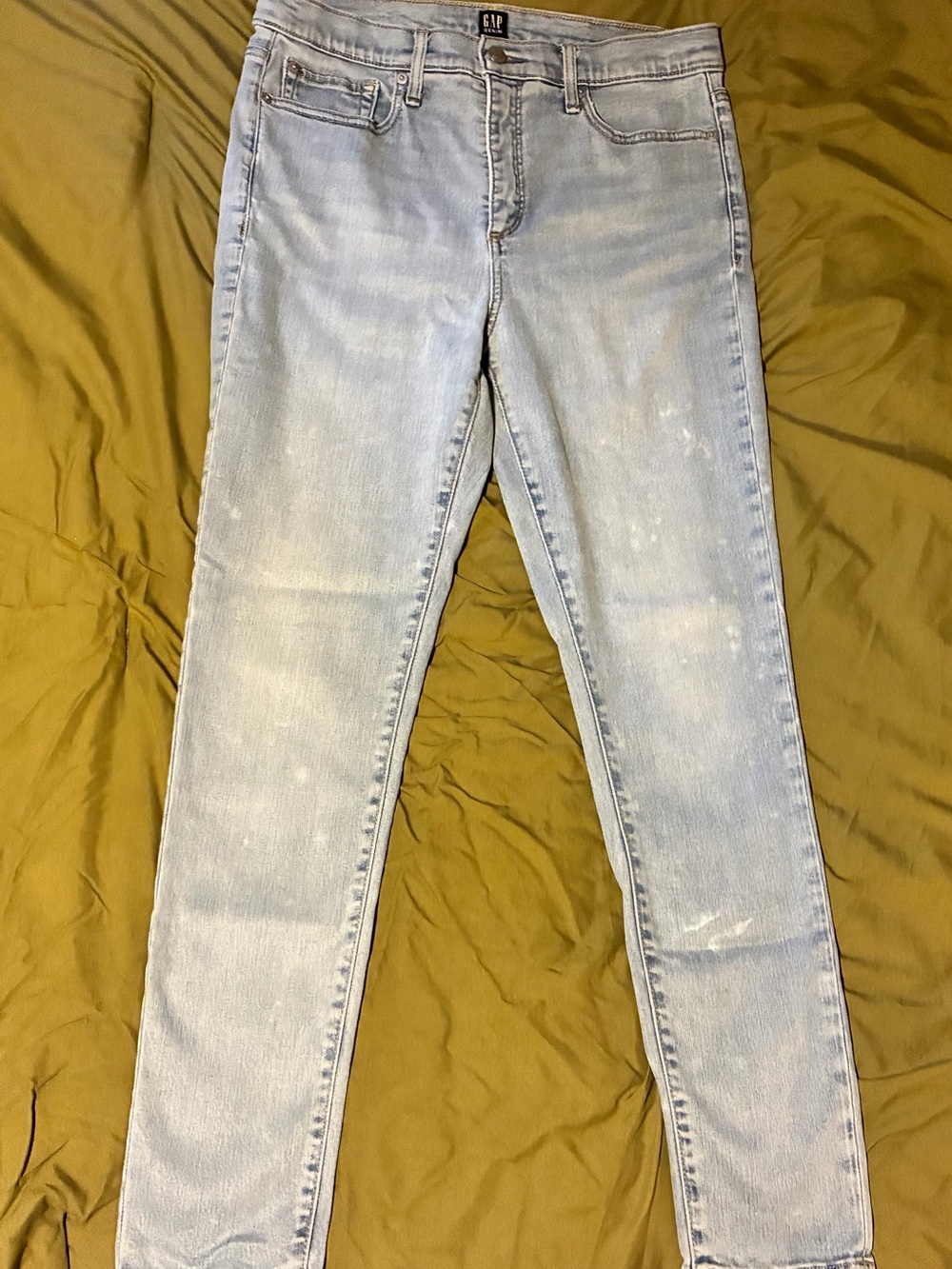 GAP Light Wash Skinny Jeans - Light Blue